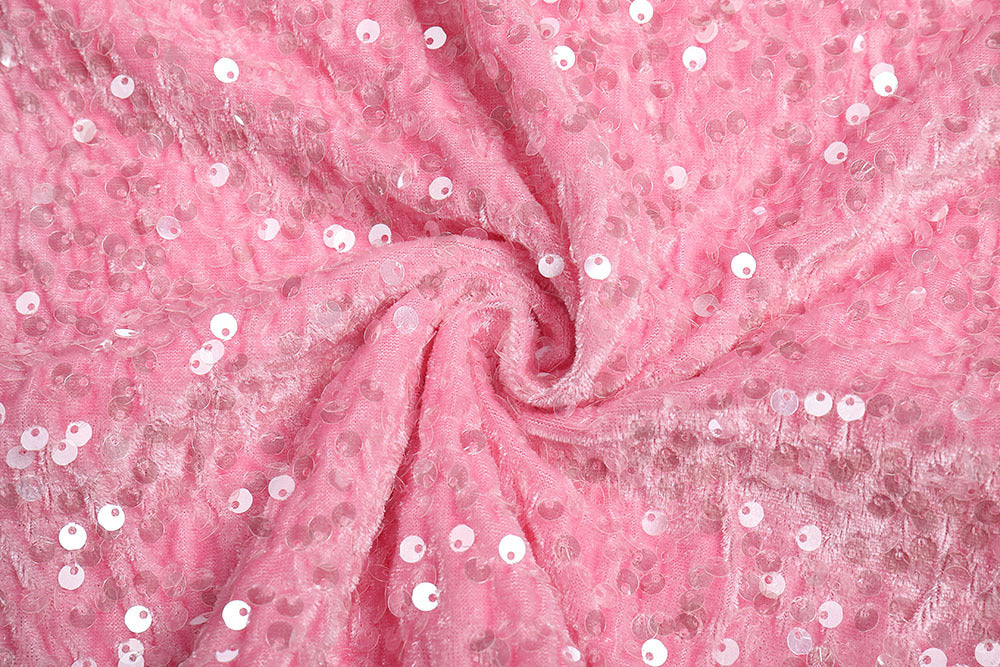 Robe longue de coupe de l'Off-Shoulder Slimming Sequins sans dos