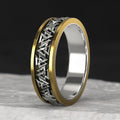 Knot Viking Silver Set Bague Bronze Homme