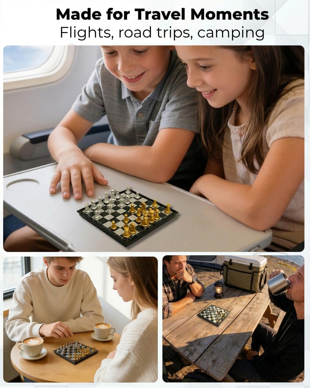 Magnetic Folding Travel Chess Set