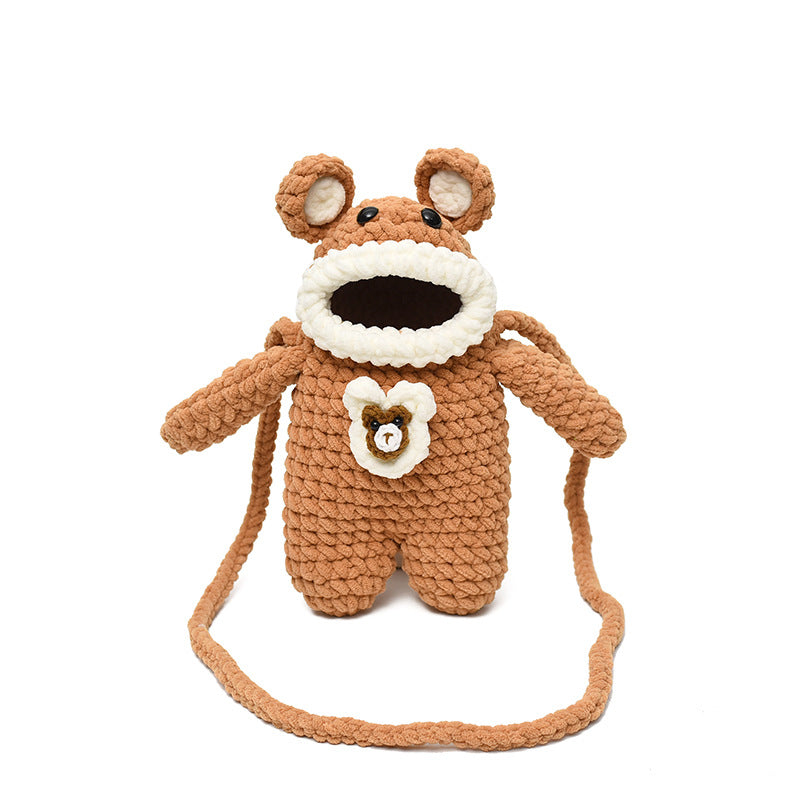 Sac de téléphone pour femmes de Keroppi tissé à la main