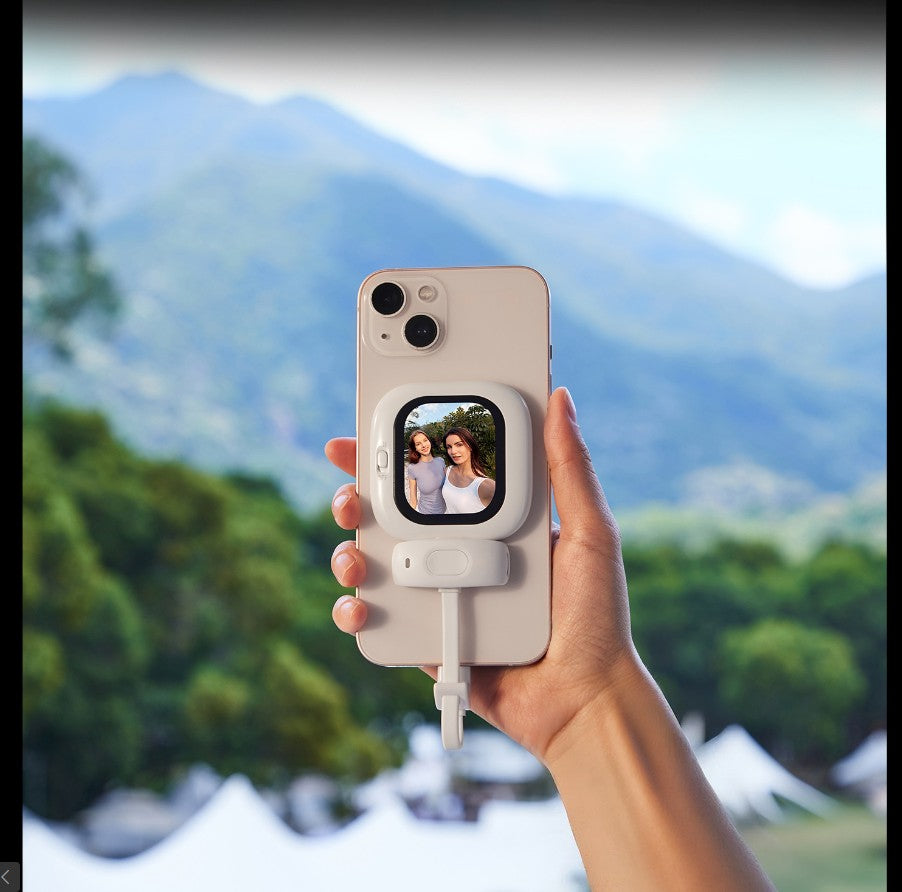 Affichage de selfie magnétique extérieur