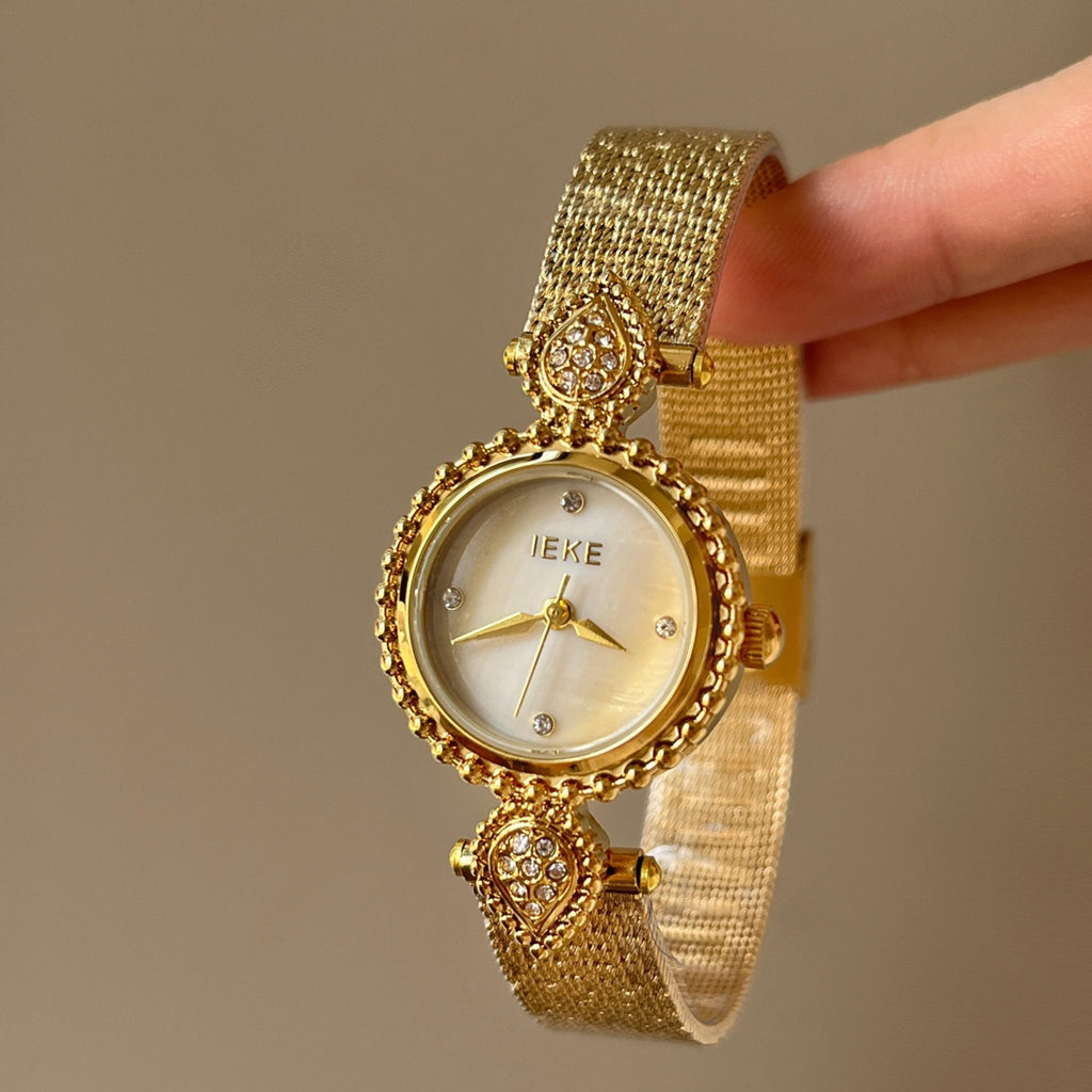 Mode Casual Retro Court Vieux Style Watch Femmes
