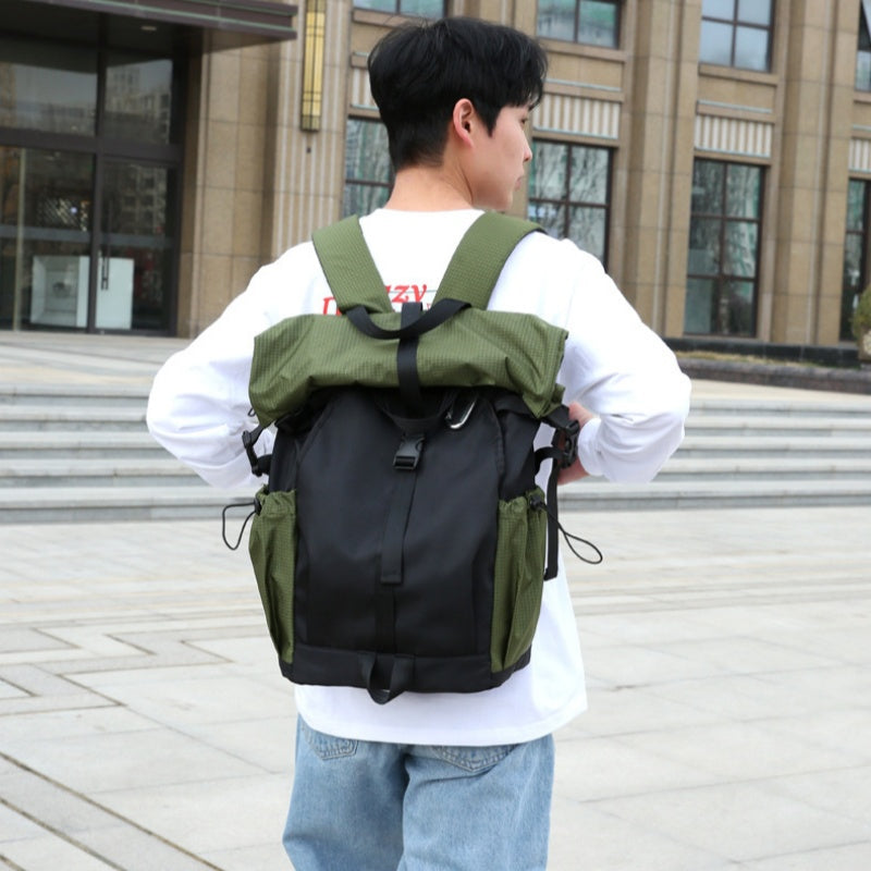 Sports Outdoor Hiking Cycling Foldable Roll-Top Backpack