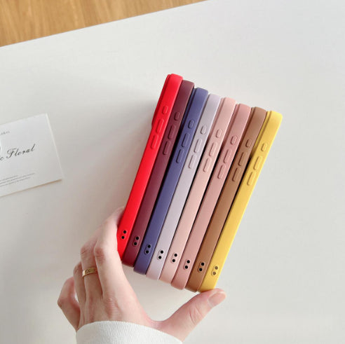 Boîtier de téléphone approprié Grande fenêtre Silicone résistant à la chute Étui de protection