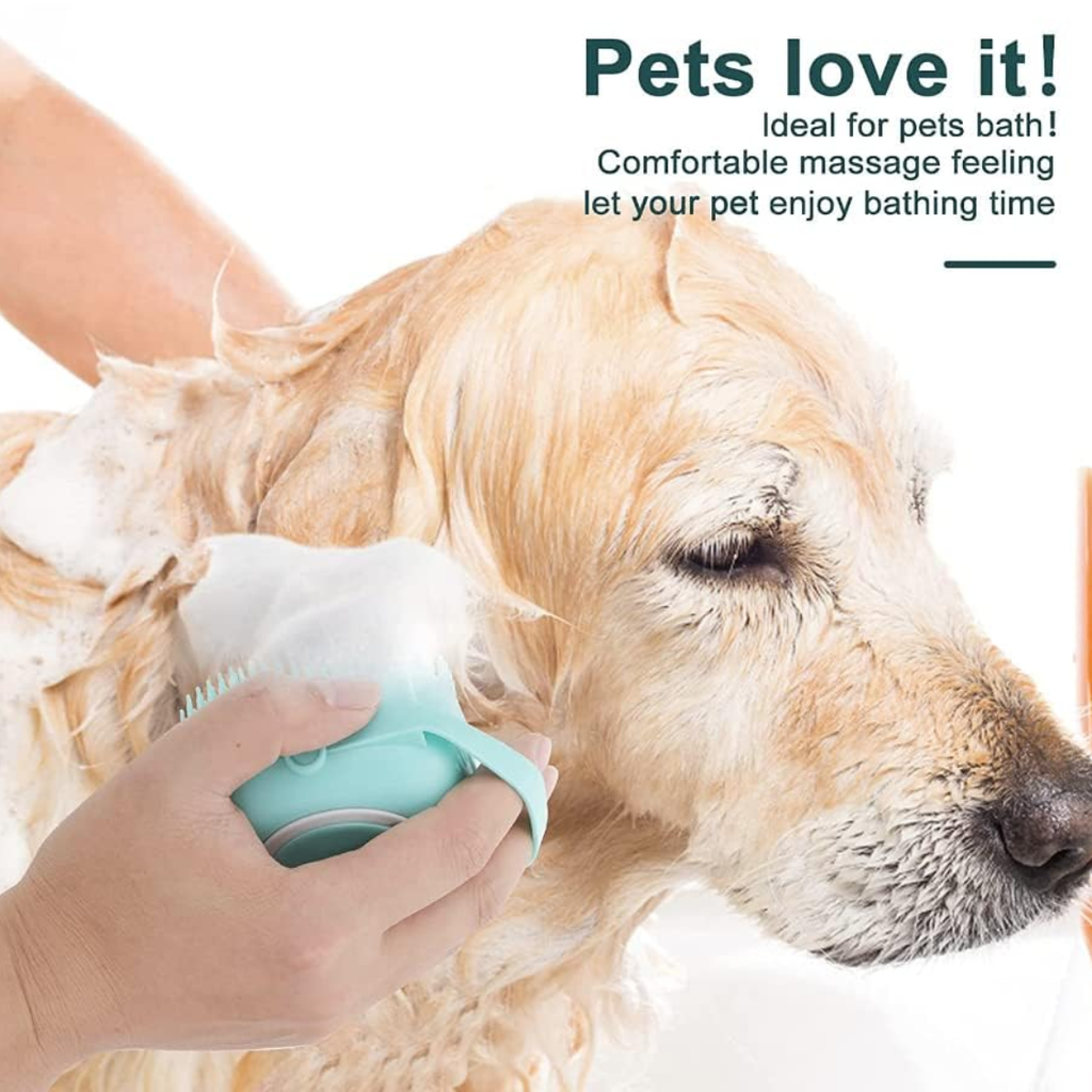 Animaux de bain brosse de massage chiot chien chat grooming nettoyage doux