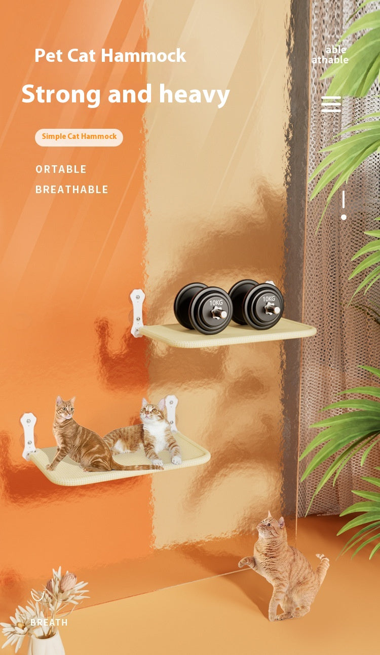 Animaux de compagnie Suction Cup Hamac amovible et lavable Nest de chat