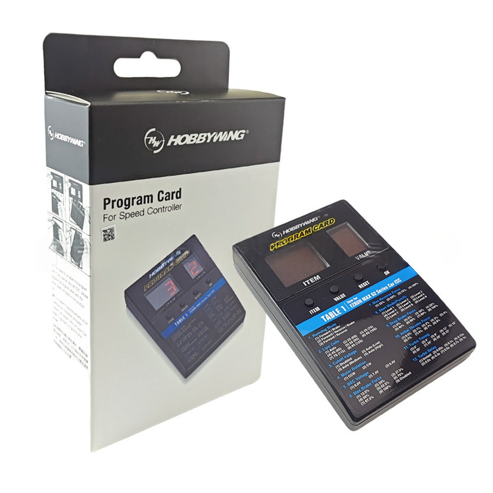 Paramètres ESC pour les avions de camions et les cartes de programmation de course cool