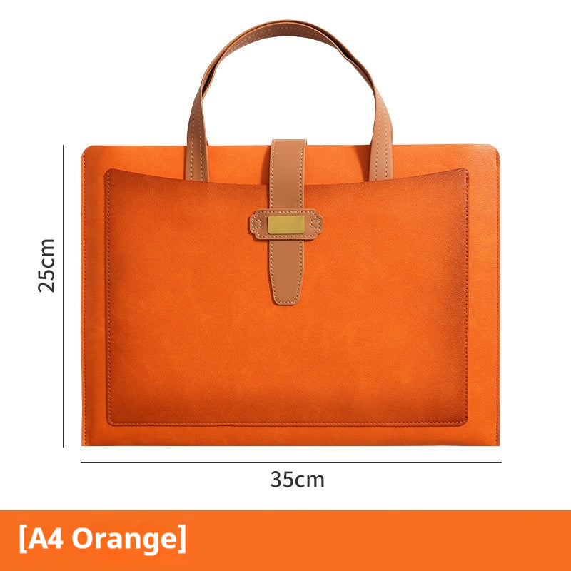 A4 Dossier de document Sac de document en cuir