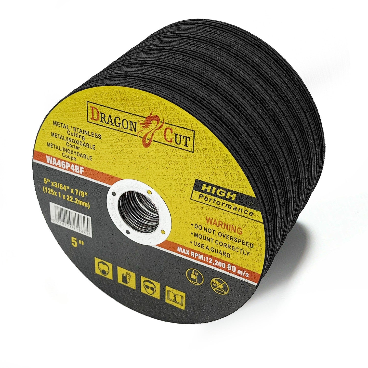 50 X 125mm ULTRA THIN 1mm MÉTAL CUTING BLADE DISC POUR ACIER ET ANGLE DE CARBURANT