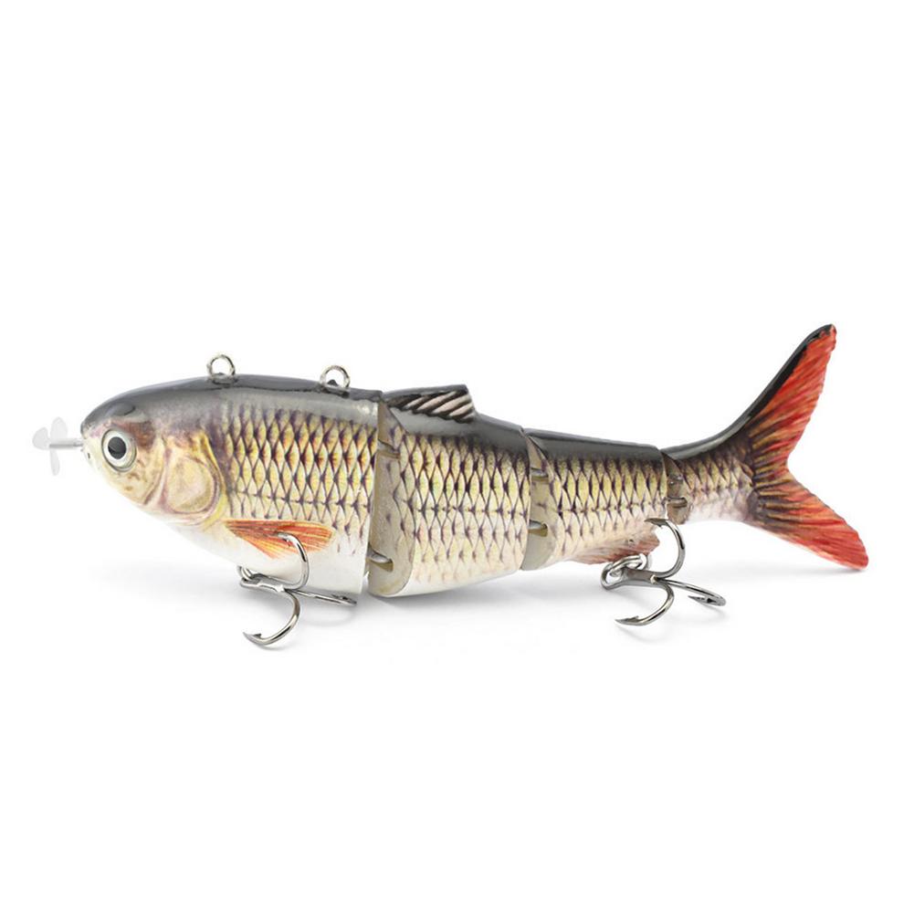 Automatique Baignade Electronic Fish 130mm 42g Propeller Smart Bait Lure Bait rechargeable