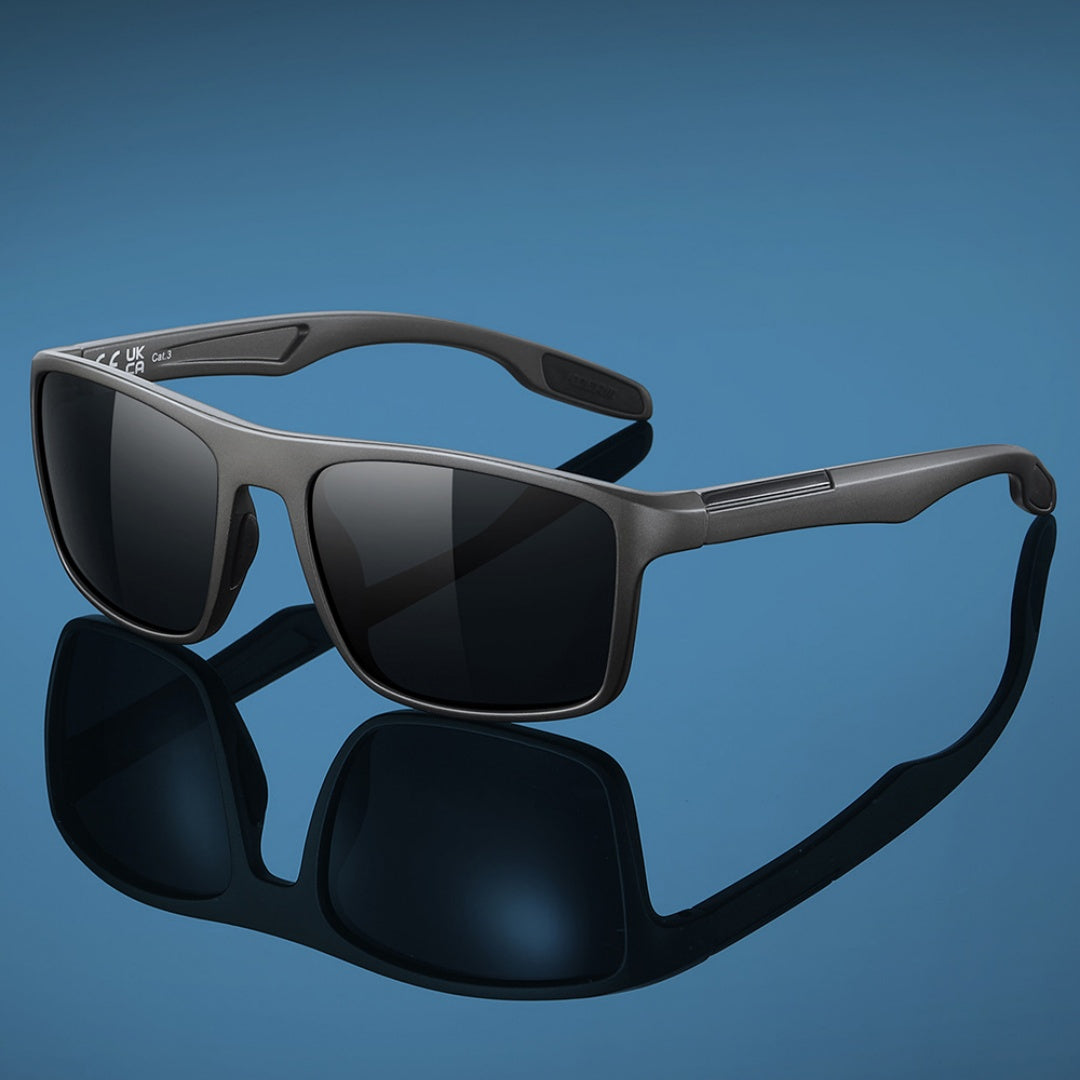 Lunettes de soleil polarisés à cadre carré KDEAM