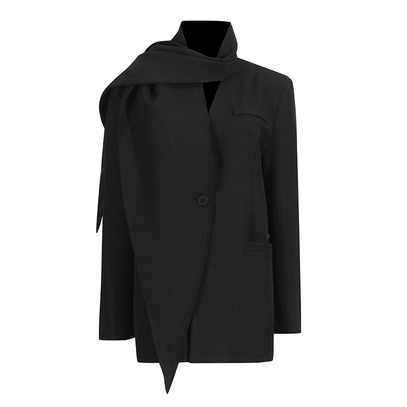 Blazer de mode irrégulier pour les femmes