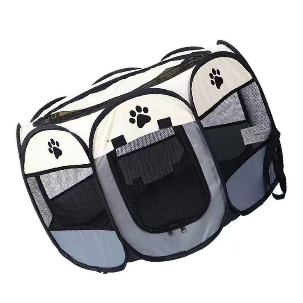 Portable Dog Crate Respirant Espace Spacieux Facile à nettoyer Enfermé pliable Soft Kennel F
