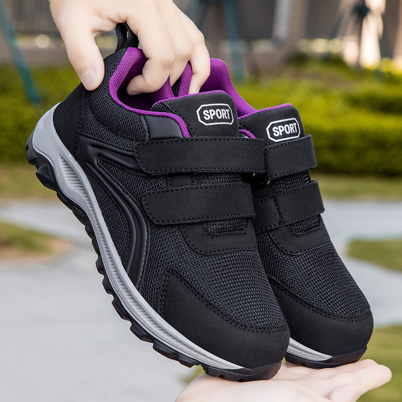 Chaussures de marche pour parents double-Velcro