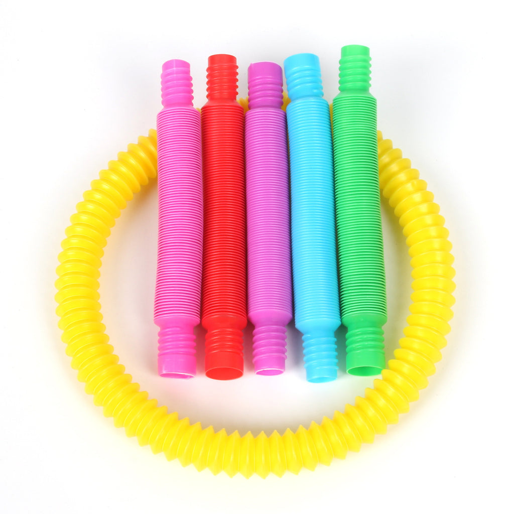 Tube de décompression en plastique ondulé stretch coloré