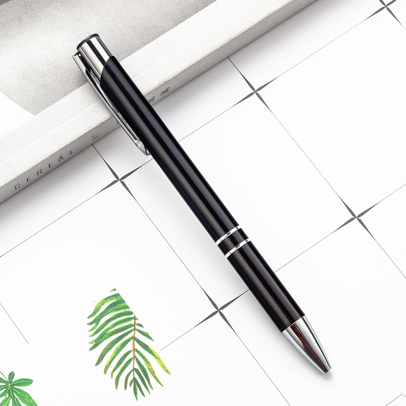 Stylo à bille en métal presse en aluminium