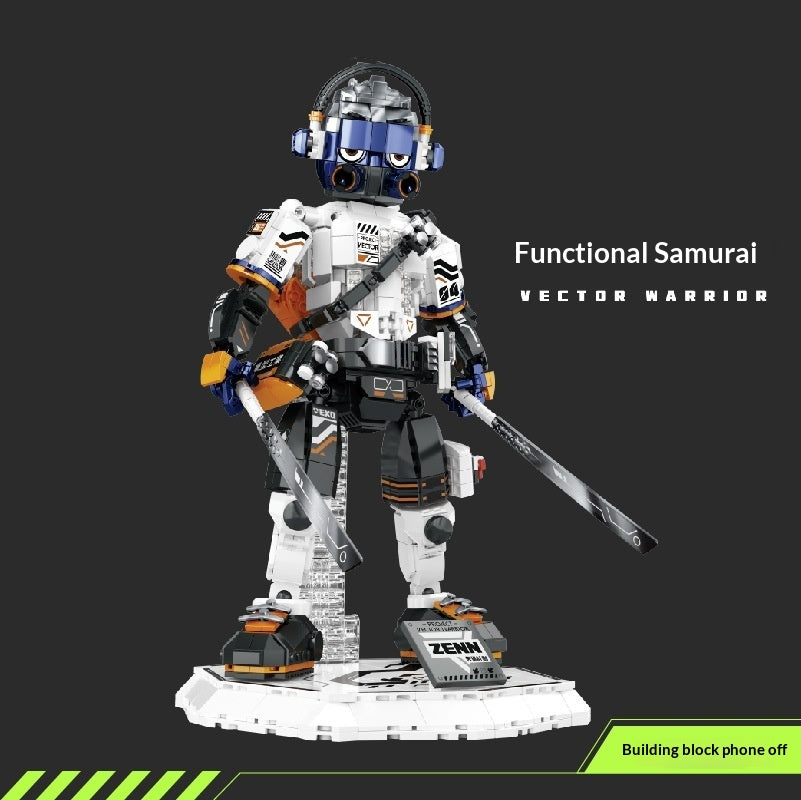 Fonctionnel Samurai Haute-Difficulté Assemblage Block Toy