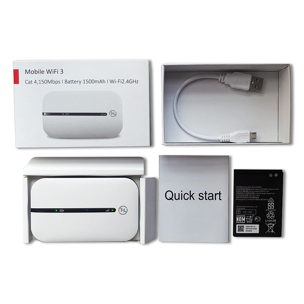 Routeur Wi-Fi 4g avec batterie lithium 150Mbps Déverrouillé