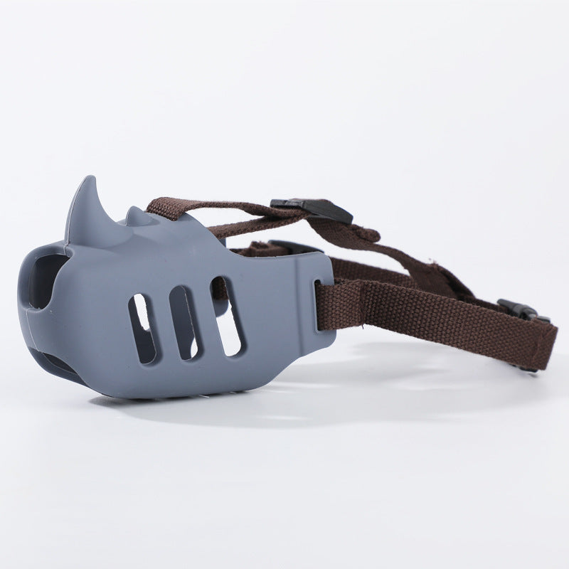 Muselière pour animaux de compagnie en silicone Anti-bite Moyen et gros chiens Produits pour animaux de compagnie