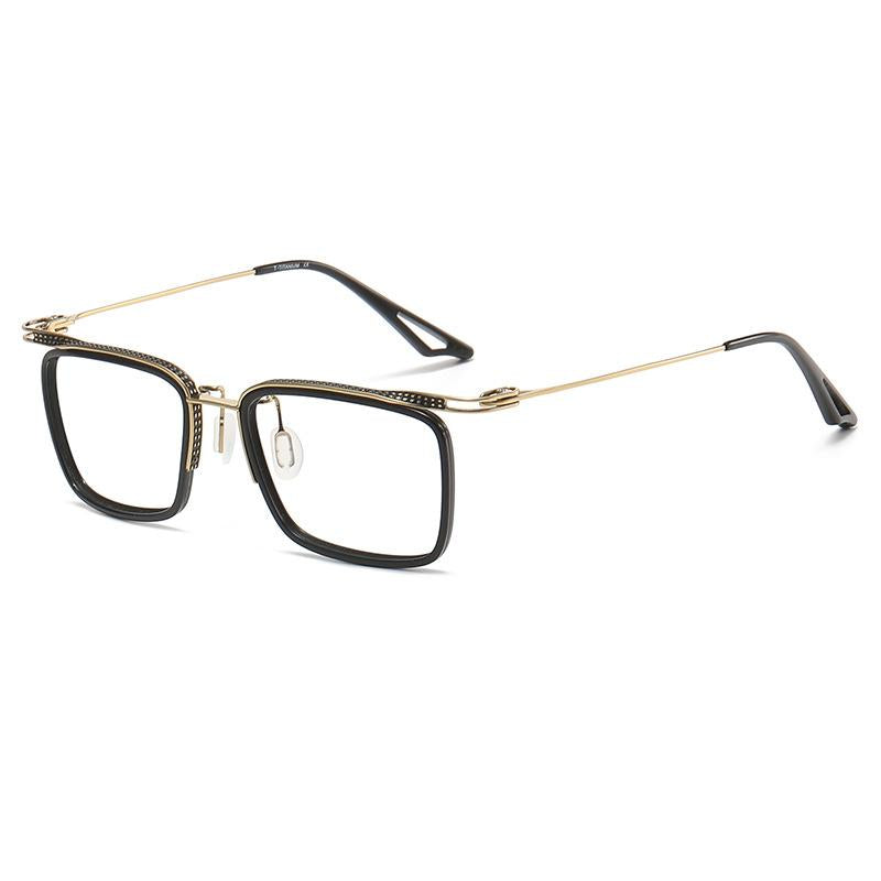 Cadre en verre anti-bleu clair de titane pur Myopia