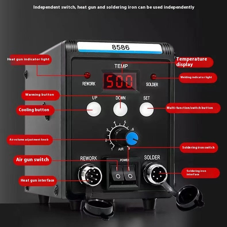 Ajustable Température constante Heat Gun Mobile Phone Repair Tool Fer à souder électrique