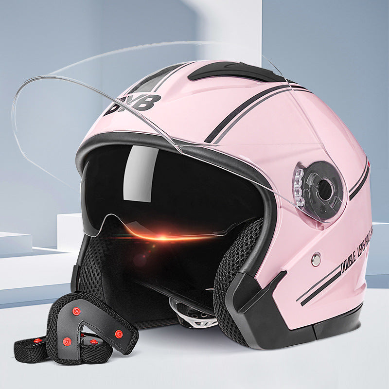 Casque de vélo électrique simple double objectif