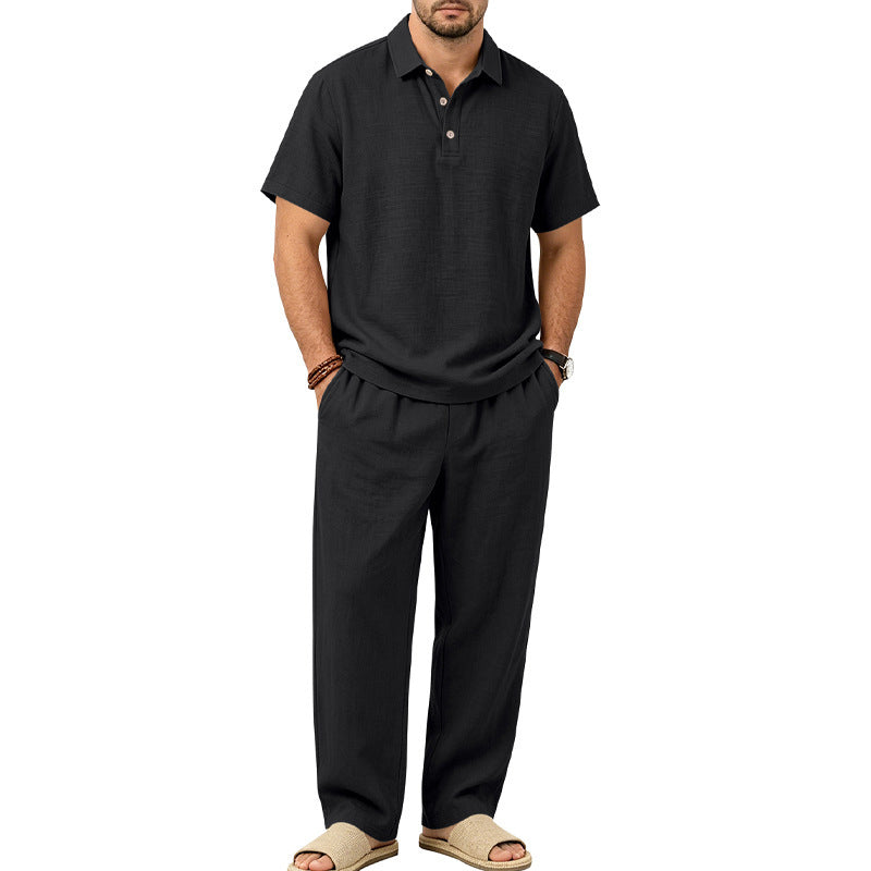 Haut à manches courtes et pantalons pour hommes