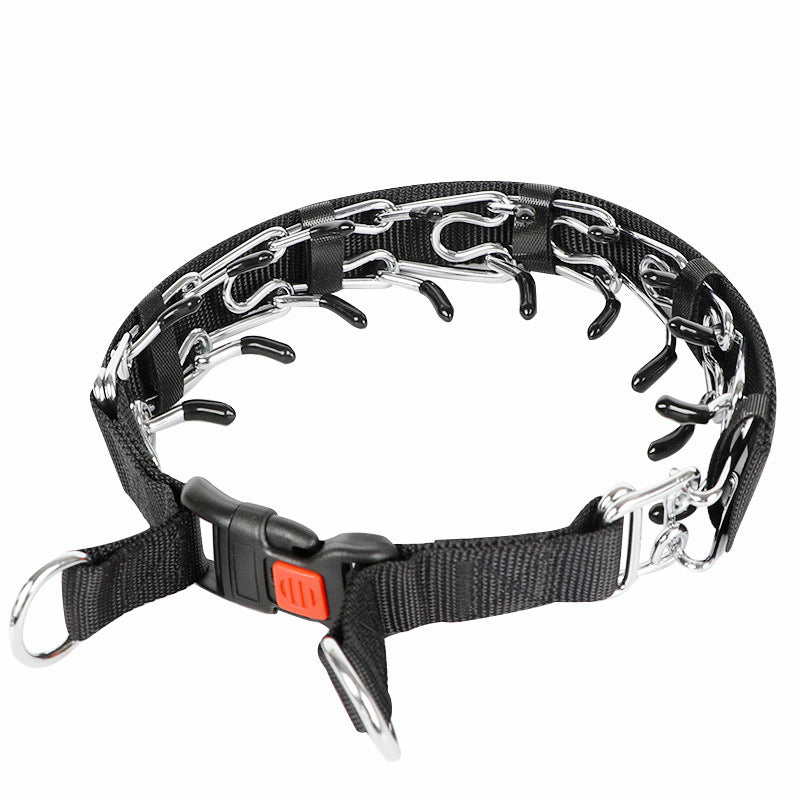 Removable metal iron stimulation dog training collar