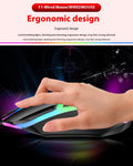 Wired Luminous Mouse Office Accueil Jeux Ordinateurs de bureau USB et Ordinateur portable Universal PlayerUn