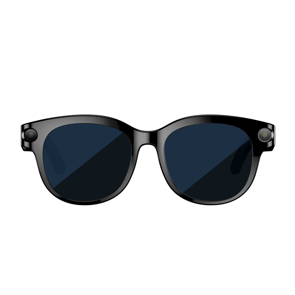 Lunettes intelligentes 2MP AI avec caméra Lunettes de soleil Bluetooth pour la traduction d'appel de musique M89