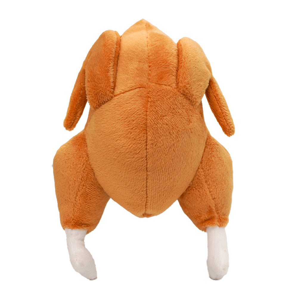 Jouet de peluche à croquer pour le poulet rôti