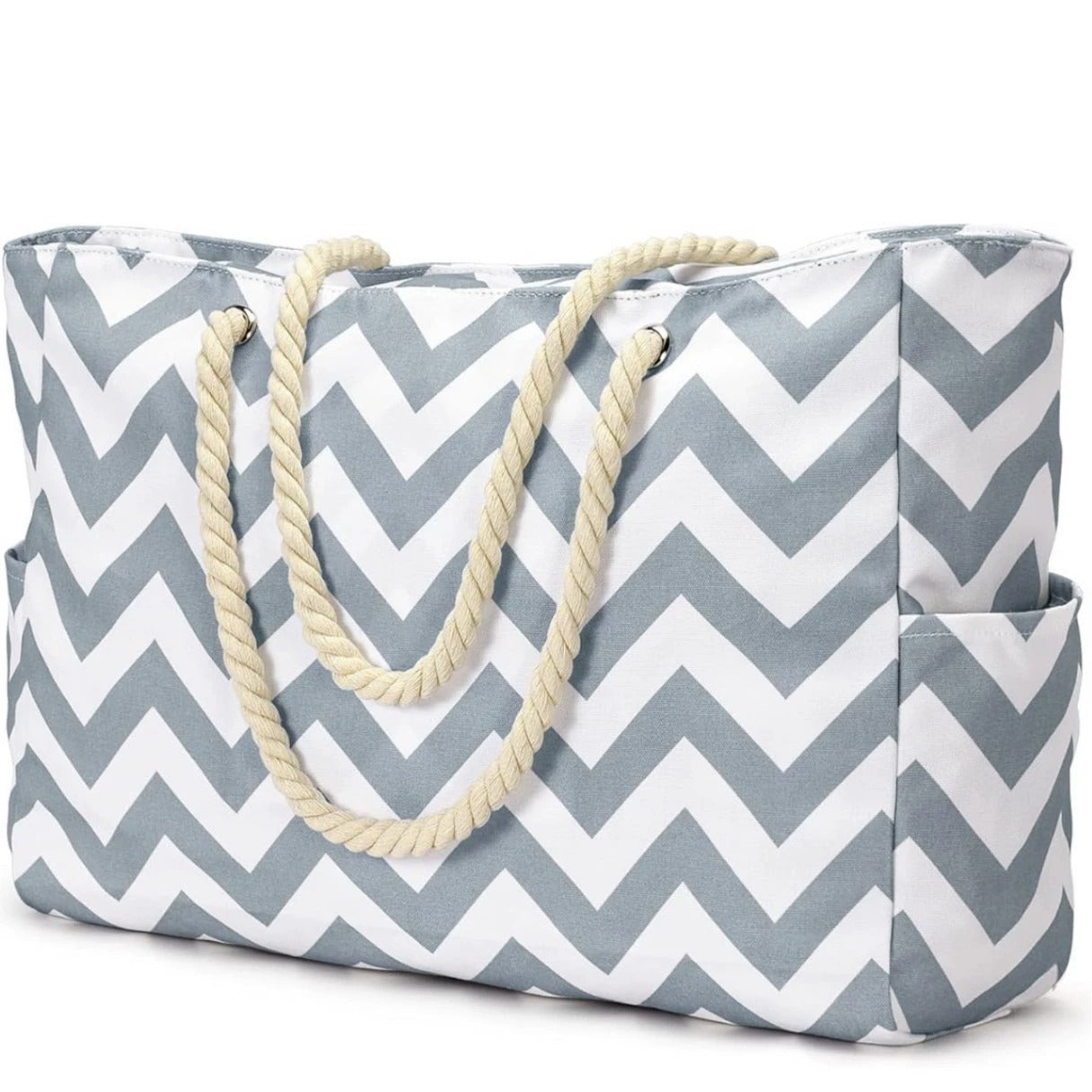 Sac de plage d'été avec motif de vague imprimé européen et américain