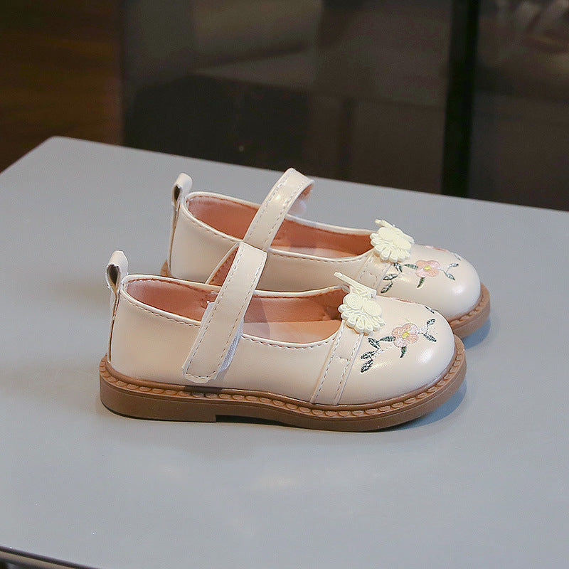 Chaussures Princesse en cuir mignon pour enfants