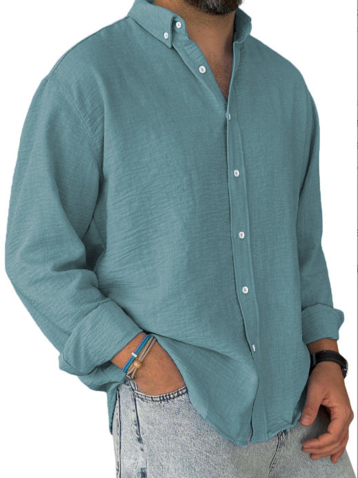 Chemise à manches longues à manches longues pour hommes