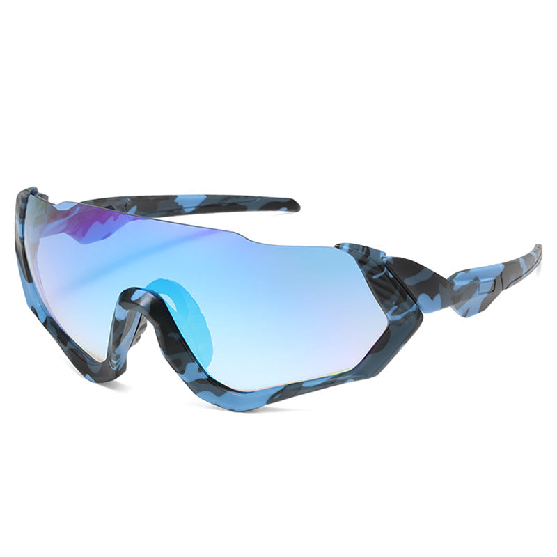 Sports Siamese Lunettes de soleil Y2g Personnalité Éolienne Conduite en plein air