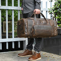 Sac à main en cuir véritable pour homme Sac à corps de grande capacité