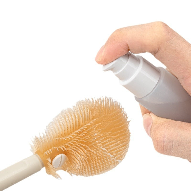 Silicone brush set Wash baby storage box
