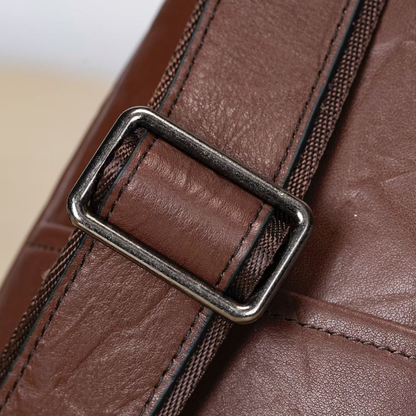 Multifonctionnel Retro Epaule Crossbody Versatile Casual Sling véritable cuir Sophistica