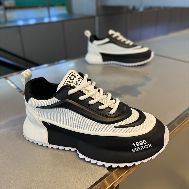 Printemps et été Argan courir sneaker adolescents haute qualité marque de mode épais fond dans