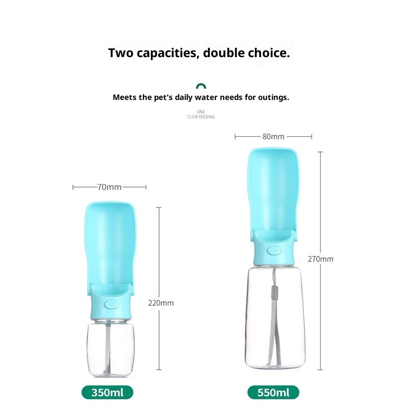 Coupe d'eau pliante portable pour animaux de compagnie