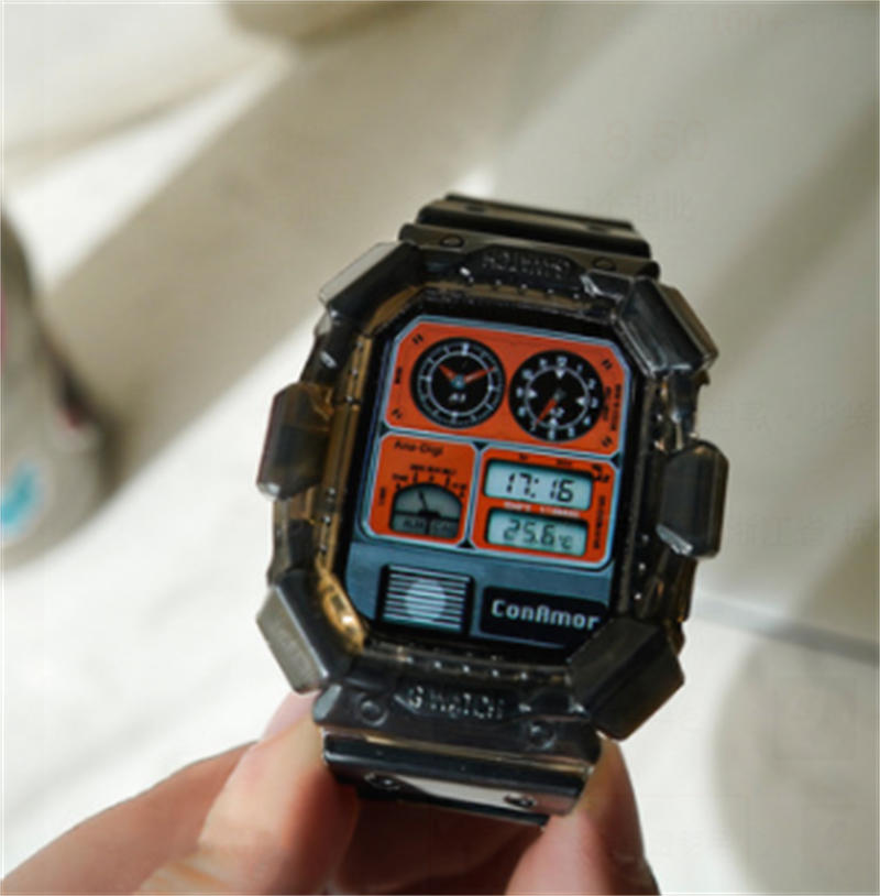 Bracelet intégré en silicone Armor Watch7