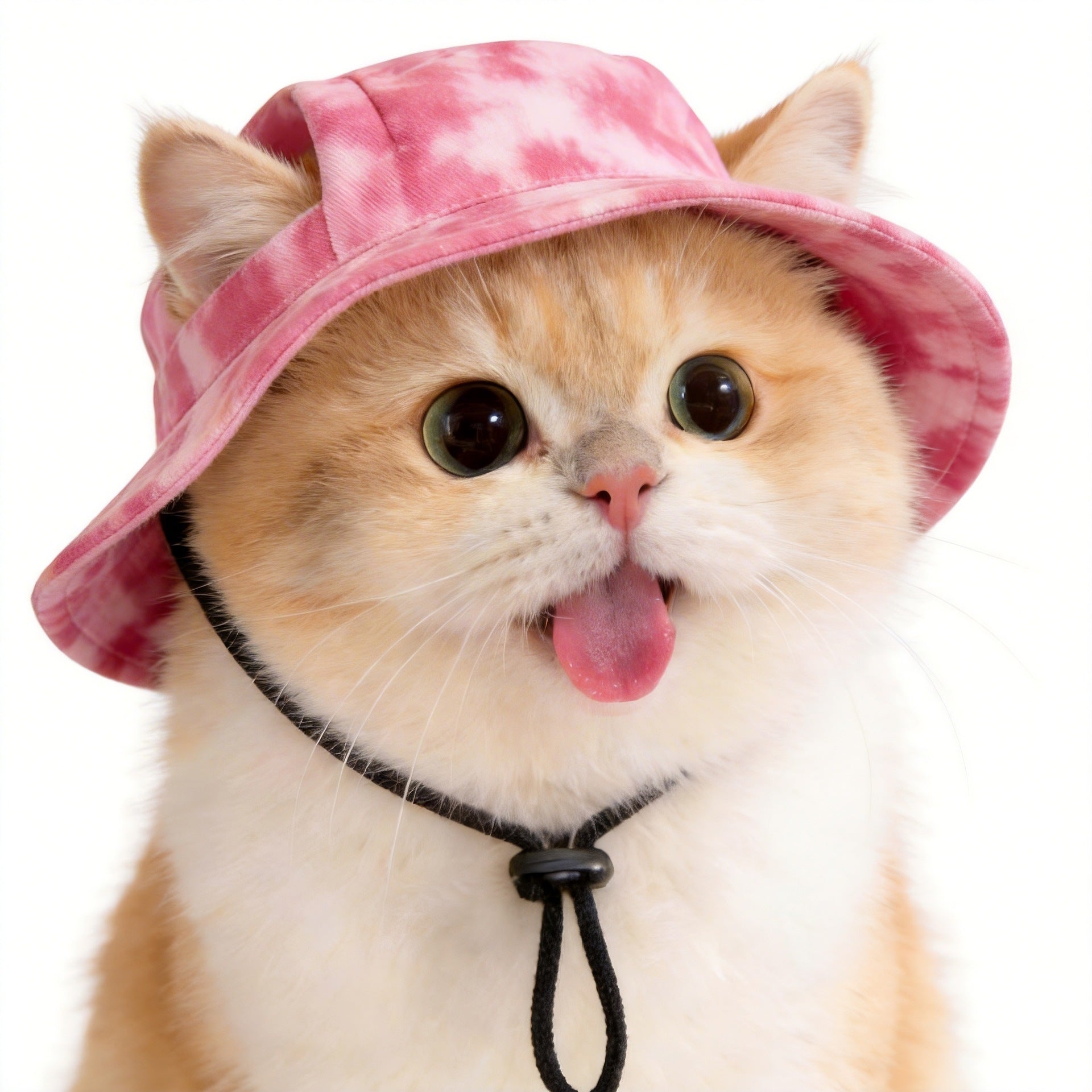 Chapeau de seau de chien avec trous d'oreille Ajustement Été Plage Visière Cap à écran solaire adapté pour le chien