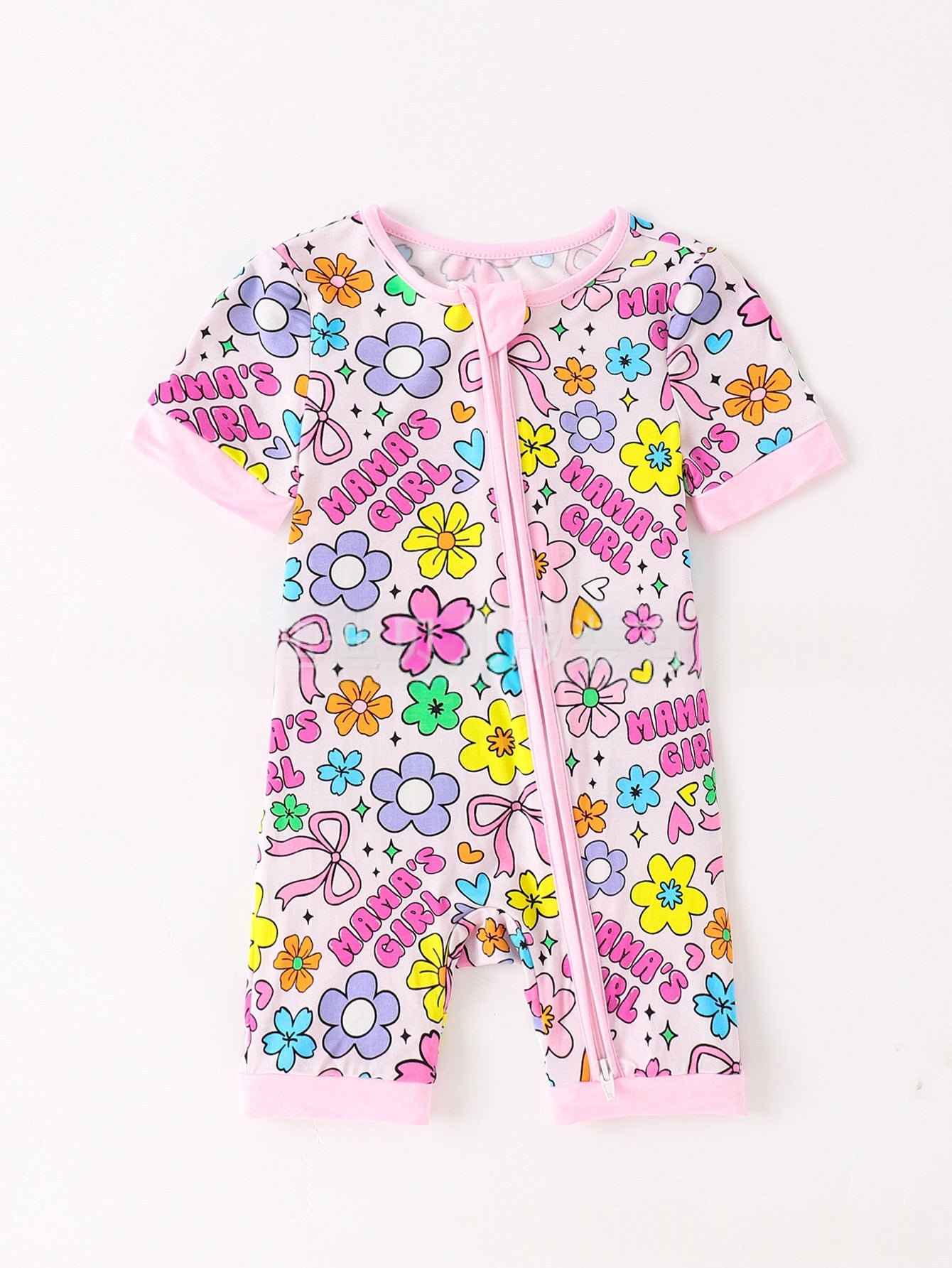 En stock et prêt à expédier Baby à manches courtes en fibre de bambou