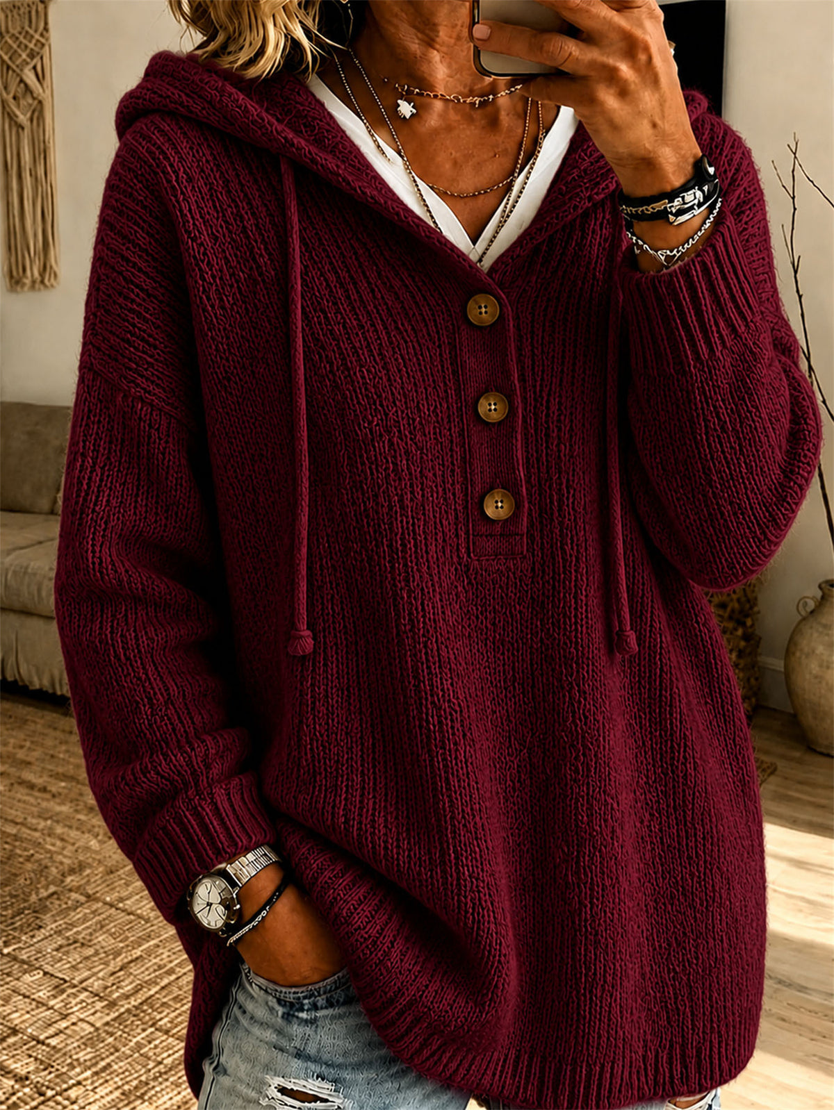 Polyester blouse