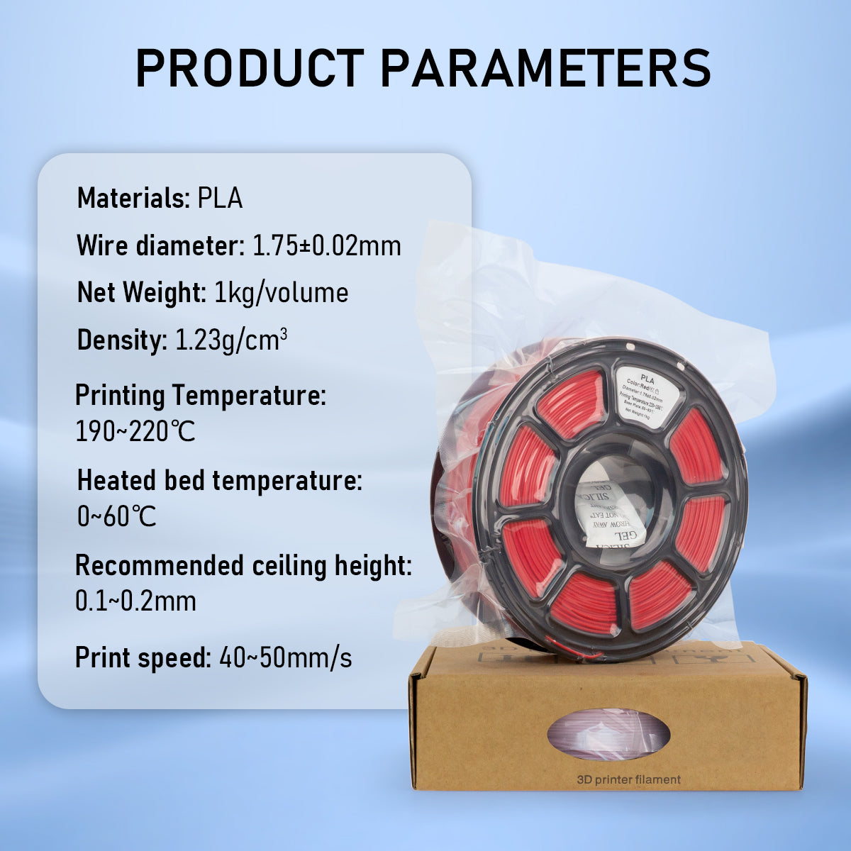 PLA 3D Imprimante Filament 12 Pack
