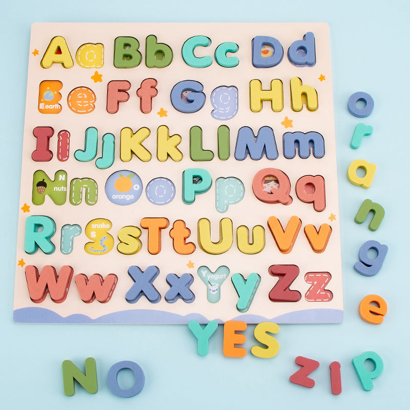 Conseil pour l'éducation des jeunes enfants Puzzle lettre en bois