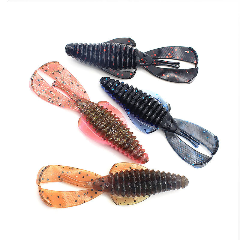 Simulation de lure appât doux 8cm Tackle de pêche