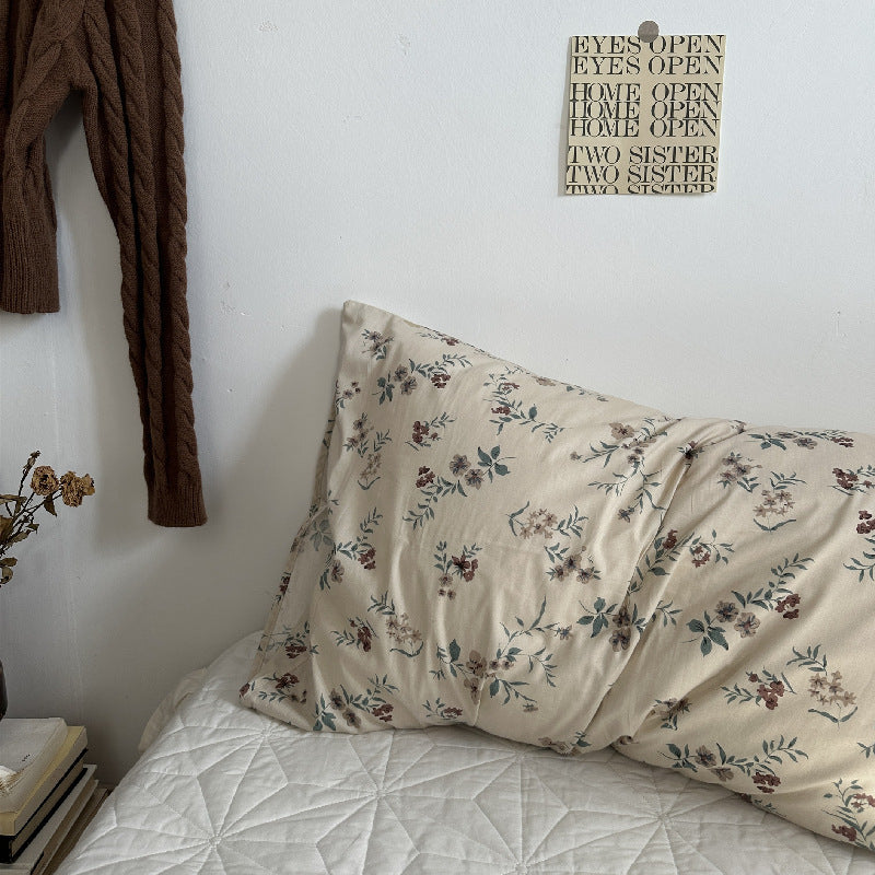 Coussin en coton lavé tout coton