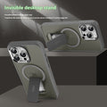 Magnetic Bracket Phone Case Frosted Protection