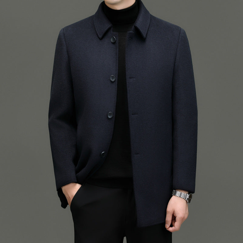 Manteau de laine amovible